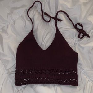 LA Hearts Knit crop top